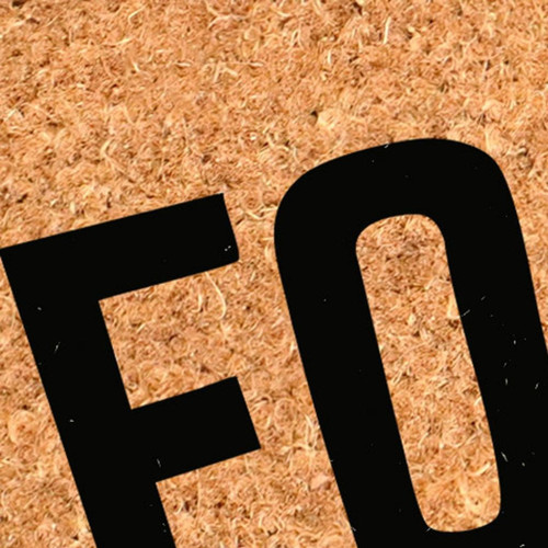 Football Fall Outdoor Coir Door Mat