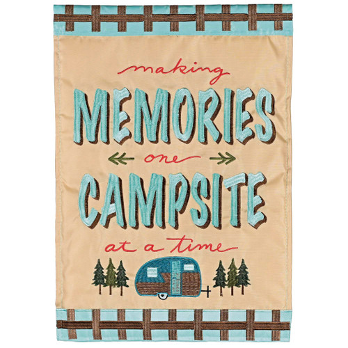 Garden Flag Making Memories One Campsite