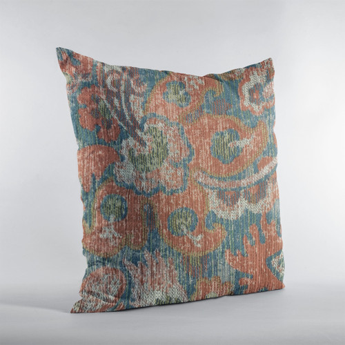 Plutus Multi-Color Unique Damask Luxury Throw Pillow