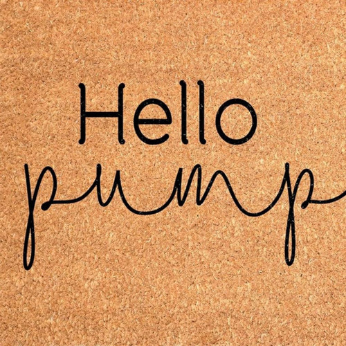 Fall Hello Pumpkin Outdoor Coir Door Mat