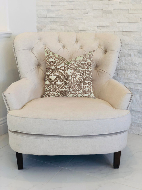 Plutus Dusky Cosmo Textured Luxury Throw Pillow