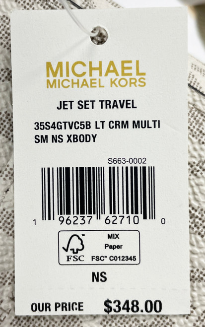 Michael Kors Jet Set Messenger Crossbody Bag