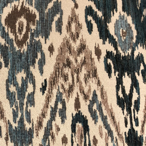 Plutus Kaveh Green, Beige and Brown Luxury Throw Pillow