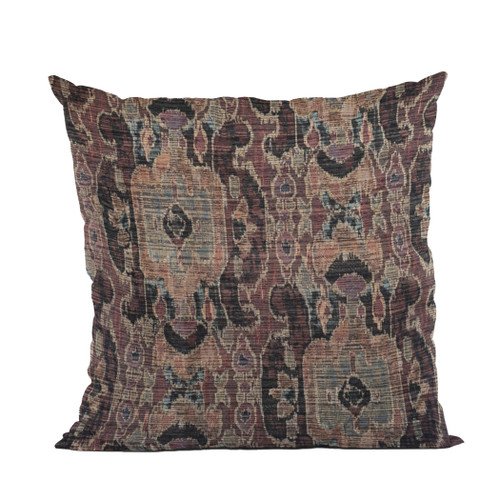 Plutus Bear Valley Red Luxury Throw Pillow
