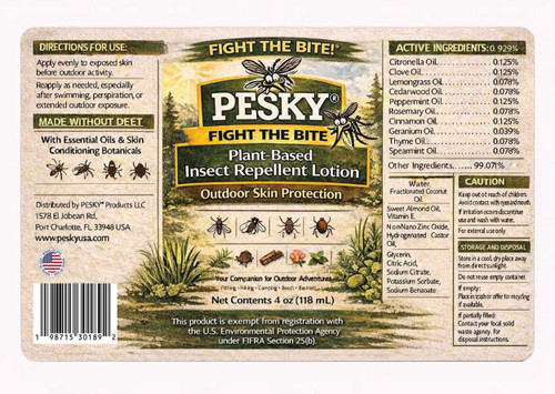 Fight the Bite Plant-Based Insect Deterrent Lotion (Roll-on)
