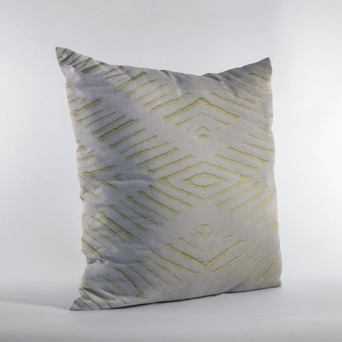Plutus Yellow Hypno Abstract Luxury Throw Pillow