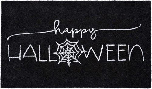 Halloween Happy Halloween Outdoor Coir Door Mat