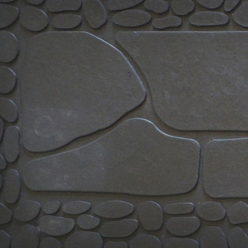 10" X 33" Black Rubber Outdoor Door Mat