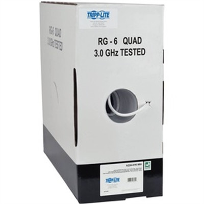 1000' Coax Bulk Cable Wht