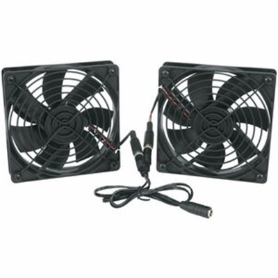 (2) 4"DC FANS W CONTROL