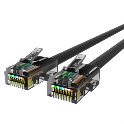 7' CAT5e Patch Black