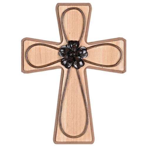 Wall Cross Wood Metal
