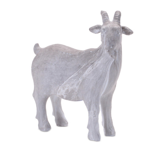 Set of Four Gray Polyresin Figurine