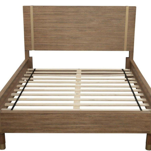 Natural Wood Queen Bed Frame
