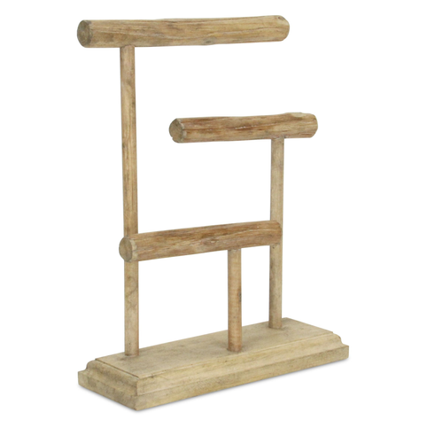 Drift Wood Three Tier Decorative Jewelry Holder