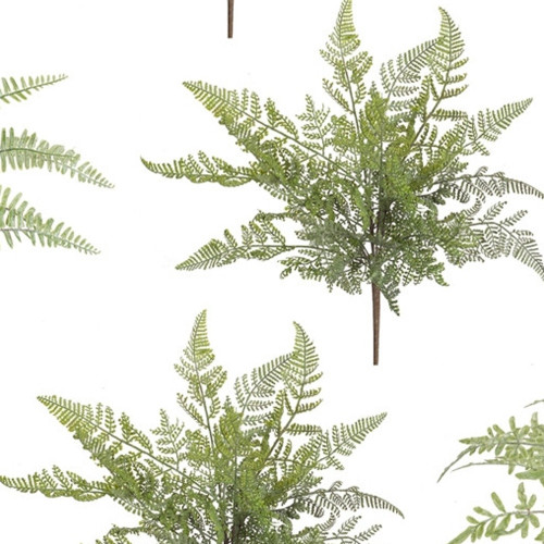 12 16" Green Artificial Fern Tree