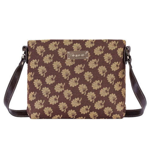 JANE AUSTEN'S OAK CROSS BODY BAG PURSE HANDBAG