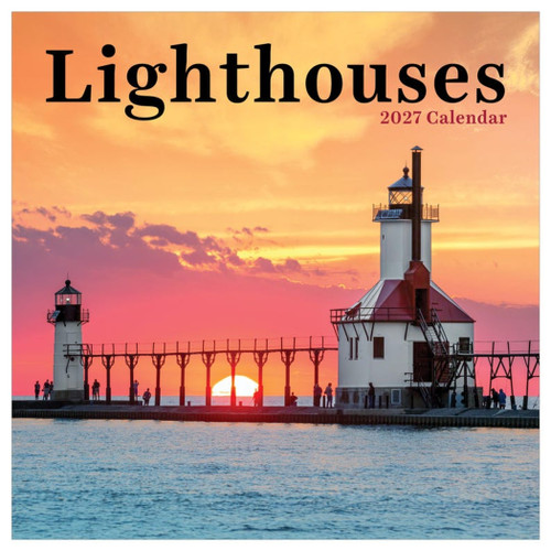 2027 Lighthouses Wall Calendar