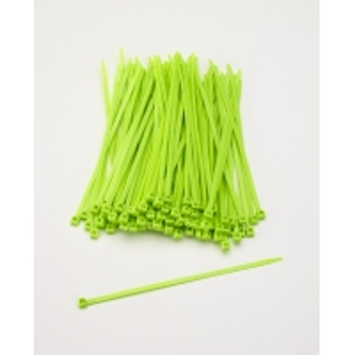 Multi-Purpose Locking Ties, 7 in., Neon