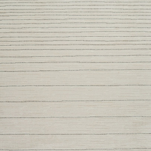 8' Cream and Beige Abstract Non Skid Runner Rug