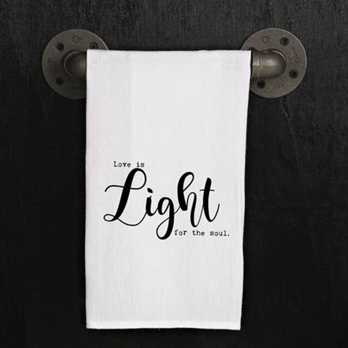 Love is light for the soul. / Kitchen Towel