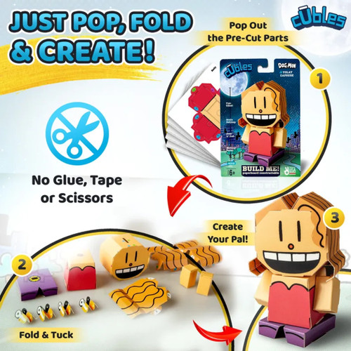 CUBLES Toy Building Set, 3D Puzzle Meets Origami Kit, STEM Toys - Yolay
