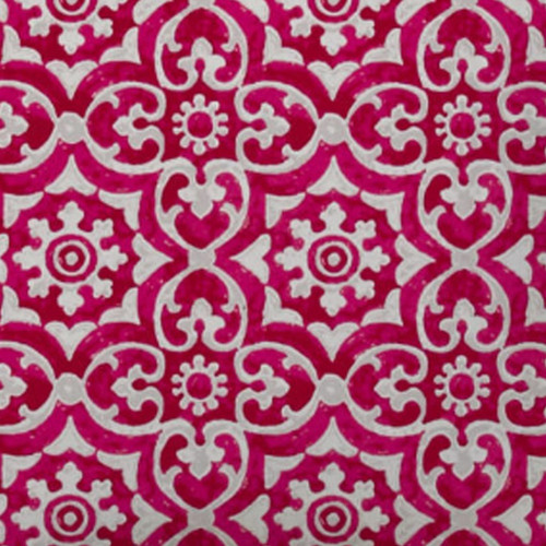 20 Pink Medallion Indoor Outdoor Zippered Pillow