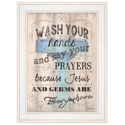 Bathroom Humor 1 White Framed Print Bathroom Wall Art