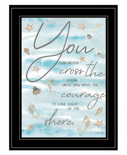 You Can Never 3 Black Framed Print Wall Art