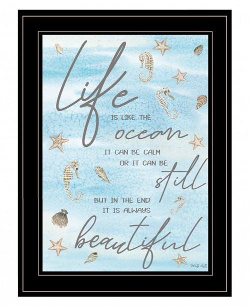 Life is Like 3 Black Framed Print Wall Art