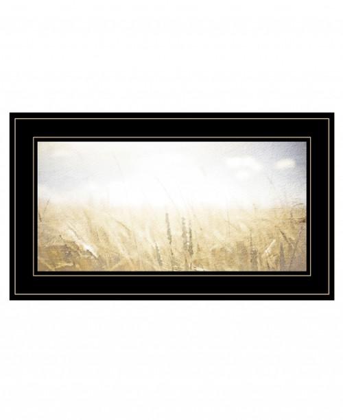 Fields of Gold 2 Black Framed Print Wall Art