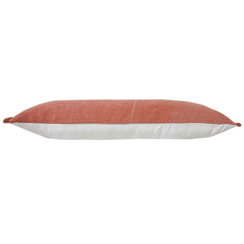 Homeroots Home Decor 14 X 36 Inches Rose Pink 100% Cotton Zippered Pillow