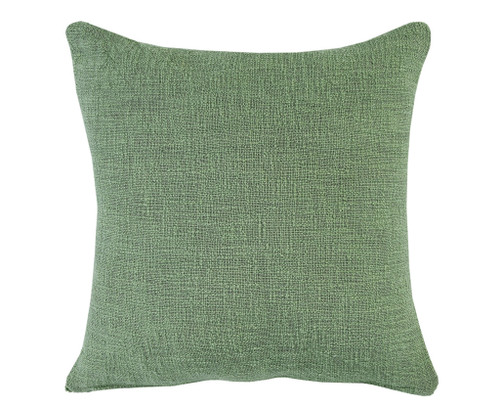 Homeroots Home Decor 20 X 20 Inches Forest Green Diamond Cotton Zippered Pillow