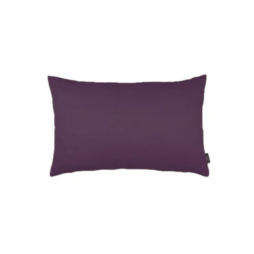 Homeroots Home Decor Set Of Two 12 x 20 Inches Purple Polyester Zippered Pillow Cover
