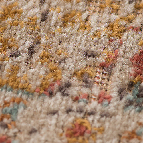 Homeroots Home Decor 9' x 12' Teal Blue Floral Power Loom Area Rug With Fringe