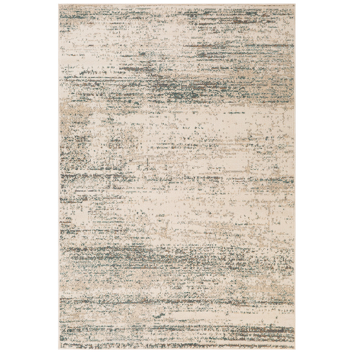 8' X 10' Ivory And Gray Abstract Area Rug