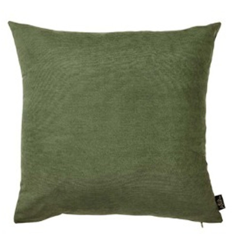Set of Four 20" Fern Green Fabric Throw Pillow Covers