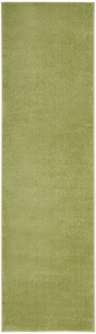 2' X 10' Green Non Skid Indoor Outdoor Runner Rug