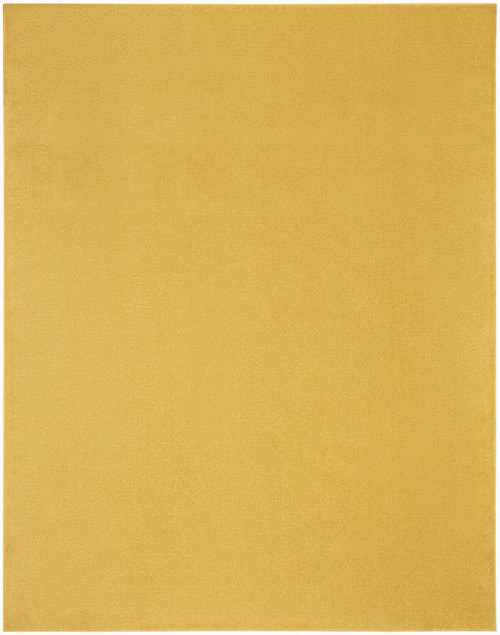 9' X 12' Yellow Non Skid Indoor Outdoor Area Rug