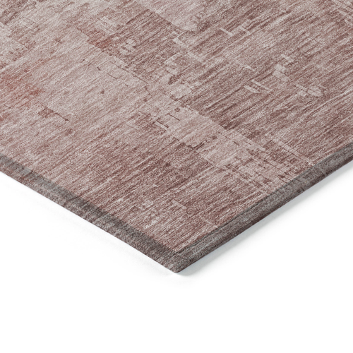 8' X 10' Blush And Pink Abstract Washable Indoor Outdoor Area Rug