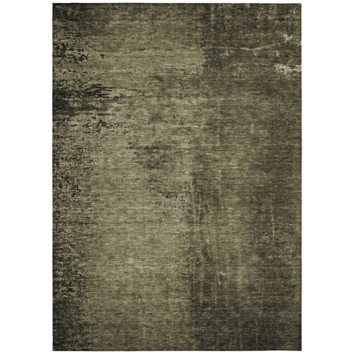 10' X 14' Gray Abstract Washable Non Skid Indoor Outdoor Area Rug