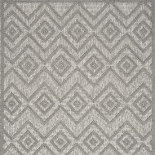 4' X 6' Gray Indoor Outdoor Area Rug