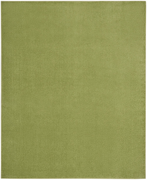 9' X 12' Green Non Skid Indoor Outdoor Area Rug