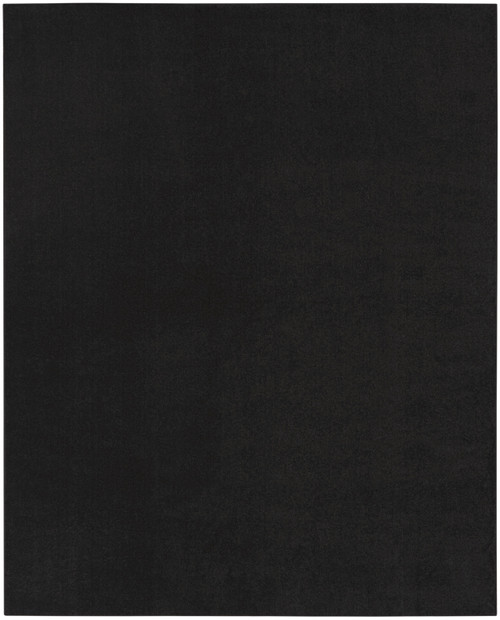 8' X 10' Black Non Skid Indoor Outdoor Area Rug