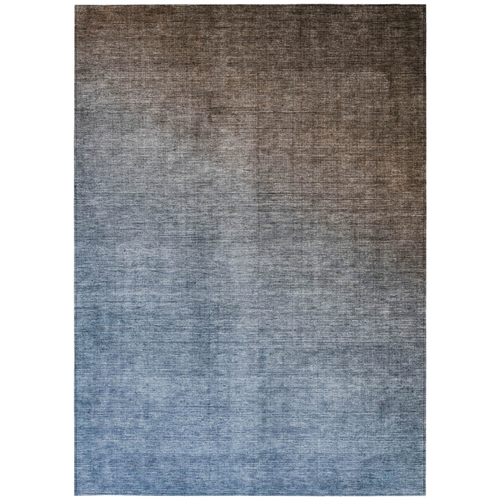 8' X 10' Blue And Green Ombre Washable Indoor Outdoor Area Rug