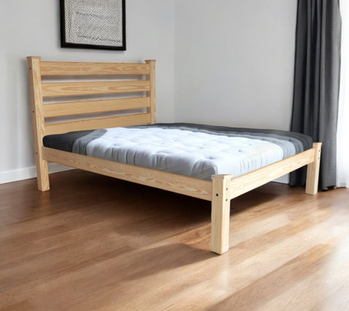 Natural Solid Wood Twin Bed Frame Home Accent