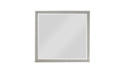 36" Square Wood Framed Mounted Dresser Mirror