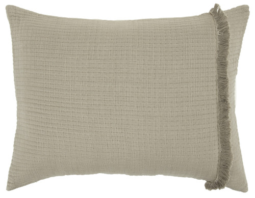 Natural Checkered Queen Quilt