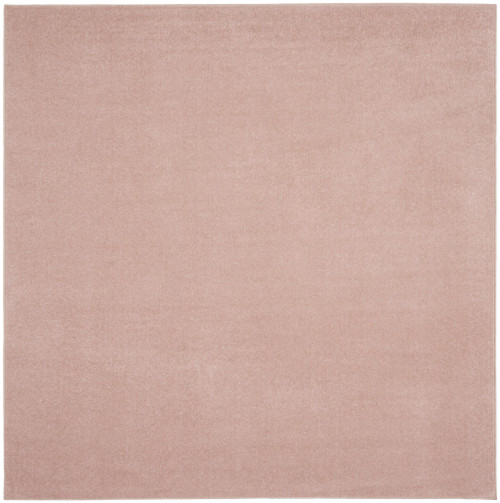 Homeroots Home Decor 5 x 5 Inches Pink Square Non-Skid Indoor/Outdoor Area Rug