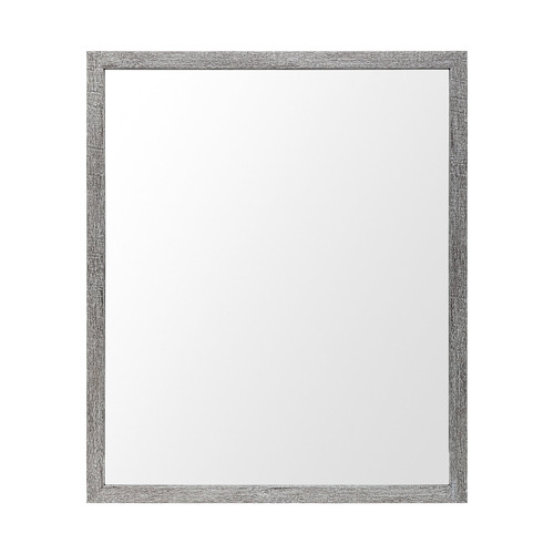 26" Gray Framed Bathroom Vanity Mirror